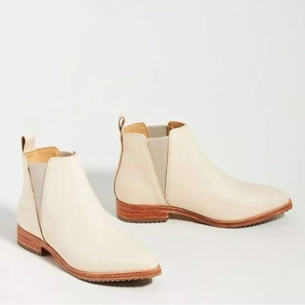 NEW Nisolo Bone Leather Everyday Chelsea Boots Ankle Booties Size 11 Cream